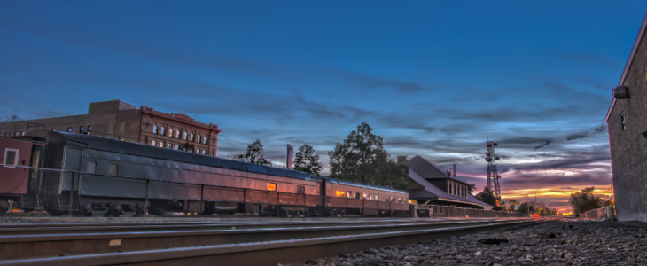 Train in north dakota