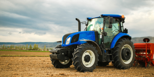 Tractor on a farm to represent a potential risk