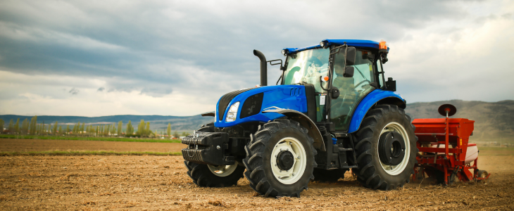 Tractor on a farm to represent a potential risk