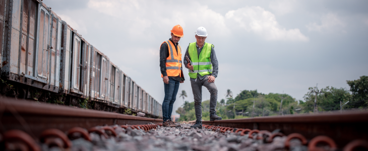 Railroad workers