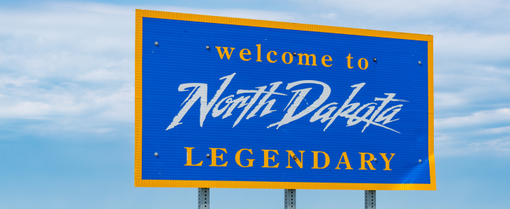 North Dakota sign